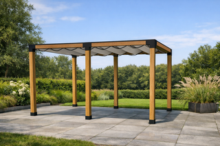 Douglas pergola, 324 x 534 cm Verando, Living